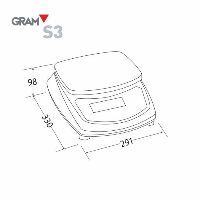 Gram S3R dimensions chart