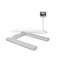 Stainless steel pallet scale built in stainless steel (grade AISI 304 or 316) designed to weigh pallets in a simple and efficient way