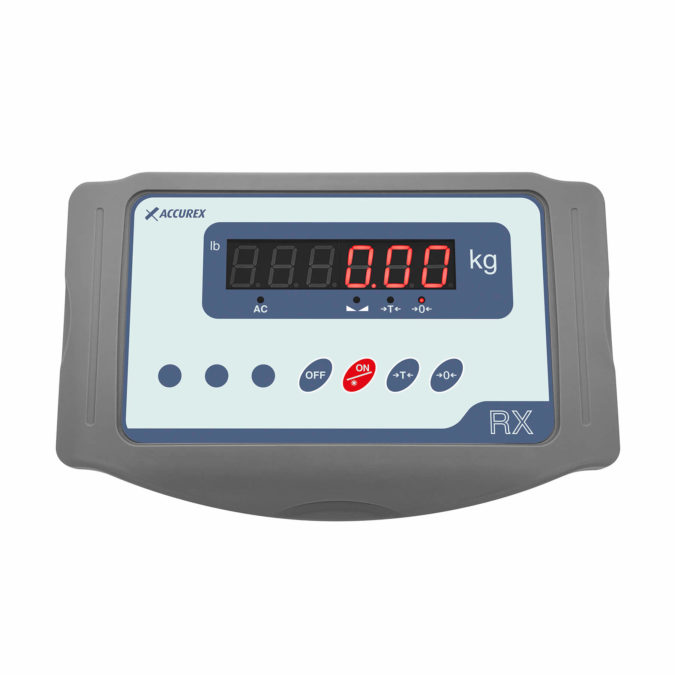LED display to visualize weigh readings