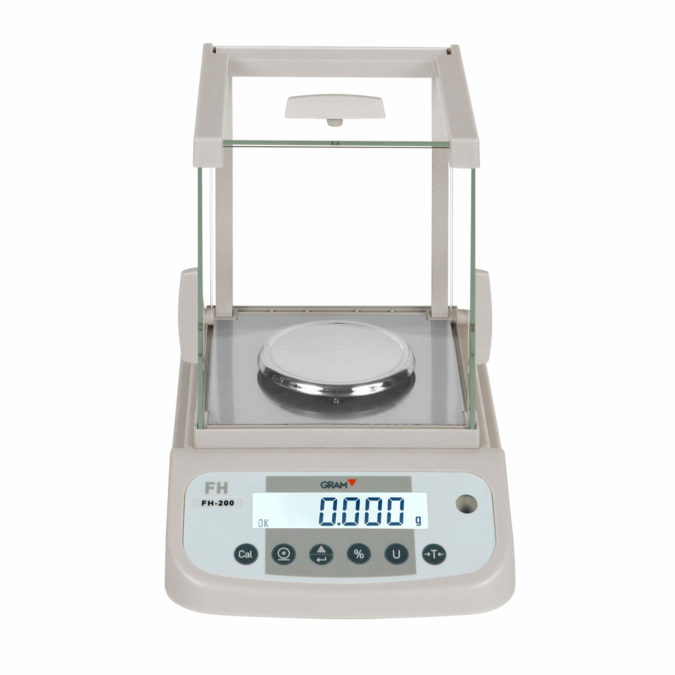 Compact precision balance with LCD bright display