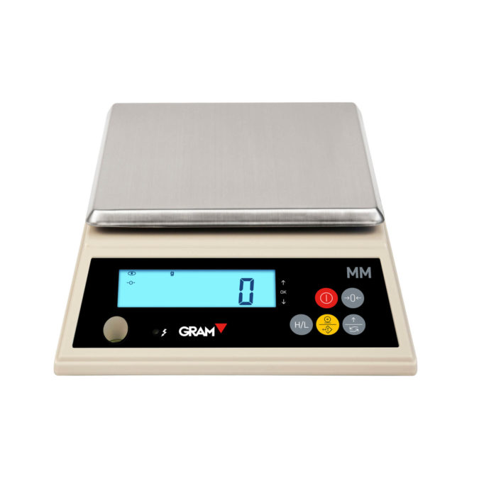 compact scale with LCD display