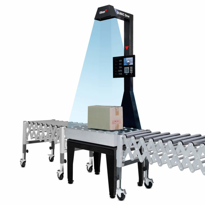 Volume and weight measurement system capable of scanning various shapes and types of packaging