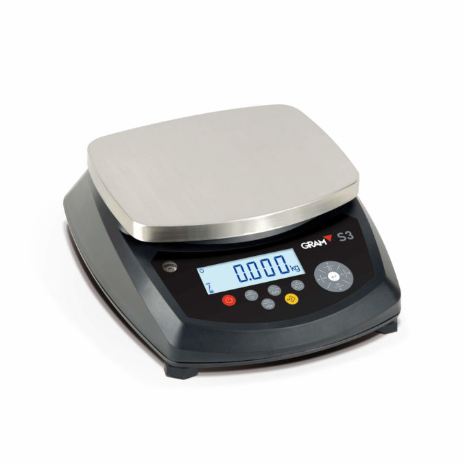 Industrial highly versatile tablescale