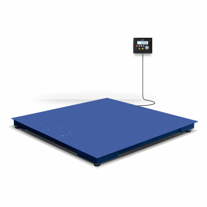 Industrial platform scale available in 1500kg or 3000kg capacity versions