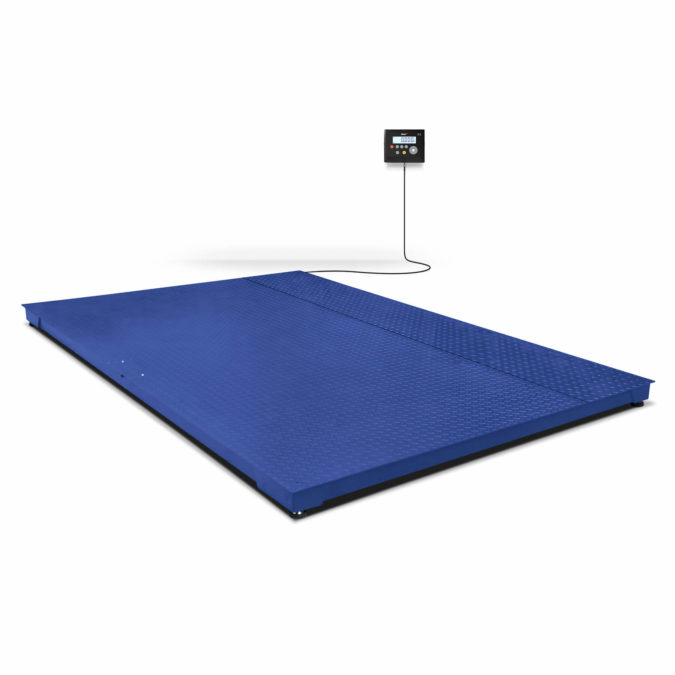 Large dimension floor scale for industrial use available in up to 6000 kg capacity version